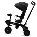 Dziecięcy trójkołowiec Baby Mix Peony EVA czarny 56314 12m+