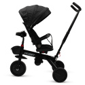 Dziecięcy trójkołowiec Baby Mix Peony EVA czarny 56314 12m+