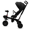 Dziecięcy trójkołowiec Baby Mix Peony EVA czarny 56314 12m+