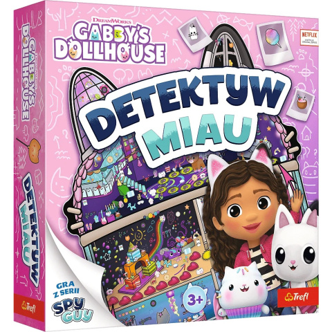 Gra rodzinna Trefl Detektyw Miau, Koci Domek Gabi 02695 3l+ Gra rodzinna Trefl Detektyw Miau, Koci Domek Gabi 02695 3l+
