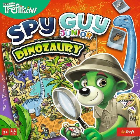Gra rodzinna Trefl Spy Guy Junior Dinozaury 02652 3l+ Gra rodzinna Trefl Spy Guy Junior Dinozaury 02652 3l+