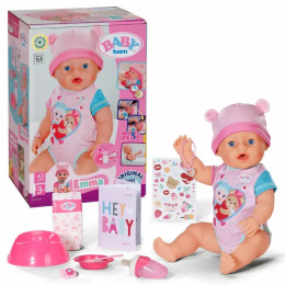 Interaktywna lalka Baby Born Emma bobas 43cm 834800 3l+