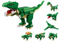 Klocki Konstrukcyjne Dinozaury 6w1 Lean Toys 1000 elementów 18319 6l+
