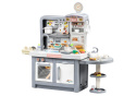Kuchnia Marzeń Dla Dzieci Światła Dźwięki Para Lean Toys Szara 3l+