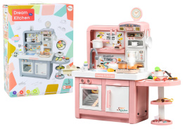 Kuchnia Marzeń Dla Dzieci Światła Dźwięki Para Lean Toys Różowa 3l+