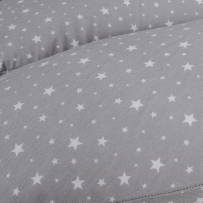 Poduszka ciążowa Cebuszka Ceba Baby Huggy Basic Grey Stars Poduszka ciążowa Cebuszka Ceba Baby Huggy Basic Grey Stars