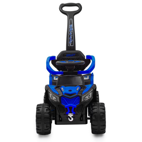 Dziecięcy elektryczny jeździk Baby Mix Ruggy niebieski 56925 12m+ Dziecięcy elektryczny jeździk Baby Mix Ruggy niebieski 56925 12m+