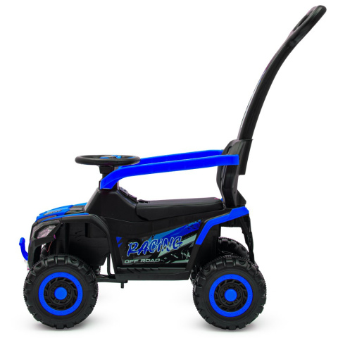 Dziecięcy elektryczny jeździk Baby Mix Ruggy niebieski 56925 12m+ Dziecięcy elektryczny jeździk Baby Mix Ruggy niebieski 56925 12m+