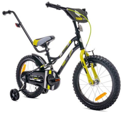 Rowerek dziecięcy Sun Baby Tiger Bike 16" czarny/żółty 4l+ Rowerek dziecięcy Sun Baby Tiger Bike 16" czarny/żółty 4l+
