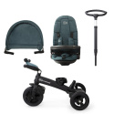Rowerek trójkołowy 5w1 Kinderkraft EasyTwist Midnight Green 9m+