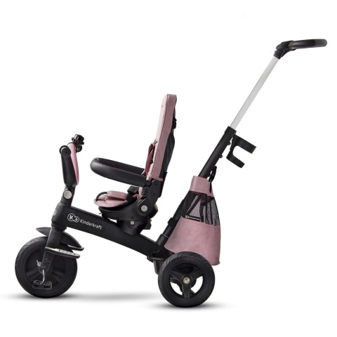Rowerek trójkołowy 5w1 Kinderkraft EasyTwist Mauvelous Pink 9m+