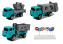 Samolot Rozkładany City z Autkami Lean Toys 1:64 Światła Dźwięki 3l+