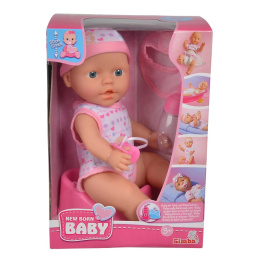 Simba Toys New Born Baby lalka funkcyjna z akcesoriami 503-7800 3l+
