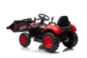 Traktor na akumulator z łyżką Lean Toys BW-X002A 13563 czerwony 3l+