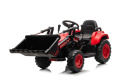 Traktor na akumulator z łyżką Lean Toys BW-X002A 13563 czerwony 3l+