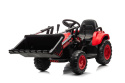 Traktor na akumulator z łyżką Lean Toys BW-X002A 13563 czerwony 3l+
