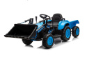 Traktor na akumulator z łyżką Lean Toys BW-X002A 13565 niebieski 3l+