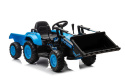 Traktor na akumulator z łyżką Lean Toys BW-X002A 13565 niebieski 3l+