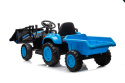 Traktor na akumulator z łyżką Lean Toys BW-X002A 13565 niebieski 3l+