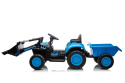 Traktor na akumulator z łyżką Lean Toys BW-X002A 13565 niebieski 3l+