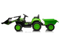 Traktor na akumulator z łyżką Lean Toys BW-X002A 13566 zielony 3l+