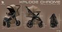 Wózek spacerowy Future Design Xplode Chrome Coffe Latte Wózek spacerowy Future Design Xplode Chrome Coffe Latte