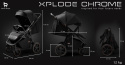 Wózek spacerowy Future Design Xplode Chrome Jet Black