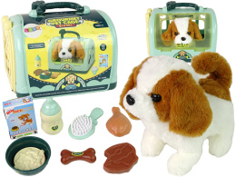 Zabawka Zestaw do Opieki Nad Psem Zielony Lean Toys Zielony 15691 3l+