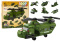 Zestaw Klocków Helikopter Wojskowy Lean Toys 1000 elementów 18320 6l+
