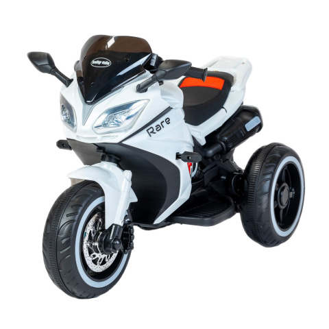 Dziecięcy motocykl elektryczny Baby Mix Rare 56187 biały 3l+
