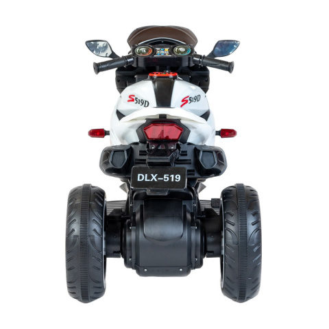 Dziecięcy motocykl elektryczny Baby Mix Rare 56187 biały 3l+ Dziecięcy motocykl elektryczny Baby Mix Rare 56187 biały 3l+