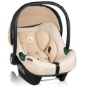 Fotelik samochodowy 40-87 cm Lionelo Astrid i-Size Beige Sand + baza