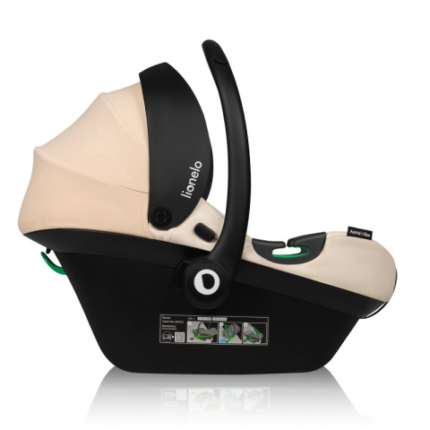 Fotelik samochodowy 40-87 cm Lionelo Astrid i-Size Beige Sand + baza Fotelik samochodowy 40-87 cm Lionelo Astrid i-Size Beige Sand + baza