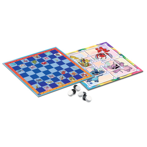 Gra Warcaby i Młynek Lilo and Stitch Trefl 02799 3l+ Gra Warcaby i Młynek Lilo and Stitch Trefl 02799 3l+