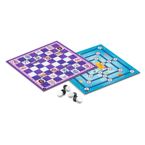 Gra Warcaby I Młynek Koci Domek Gabi Trefl 02800 3l+ Gra Warcaby I Młynek Koci Domek Gabi Trefl 02800 3l+