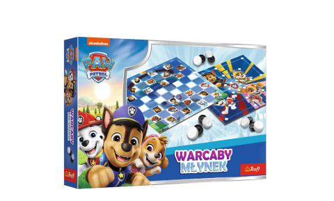 Gra Warcaby I Młynek Psi Patrol Trefl 02798 3l+