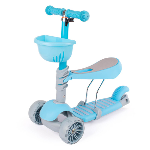 Hulajnoga balansowa z siedzeniem koła LED Top Kids 7440033 niebieska 3l+