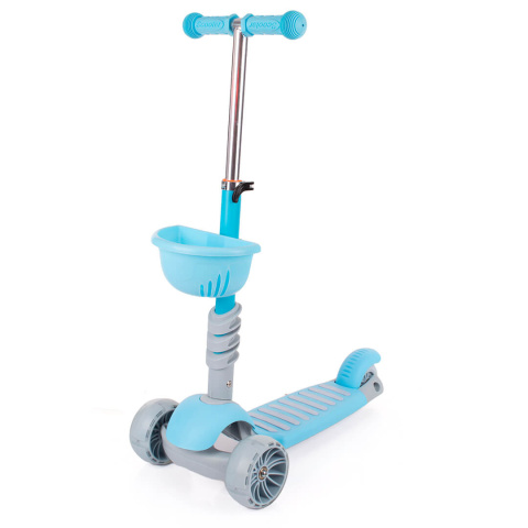 Hulajnoga balansowa z siedzeniem koła LED Top Kids 7440033 niebieska 3l+