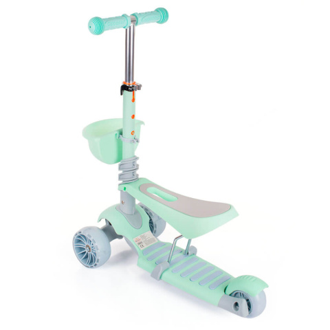 Hulajnoga balansowa z siedzeniem koła LED Top Kids 7440033 zielona 3l+