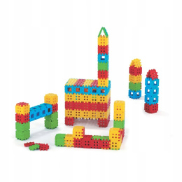 Klocki konstrukcyjne Wafle Mix 170 elementów Marioinex 900277 2l+
