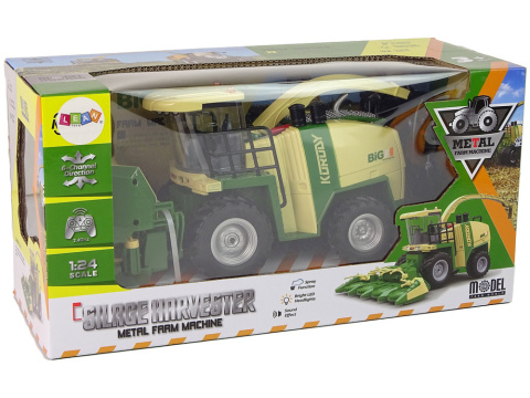 Kombajn Zdalnie Sterowany Dym Światła Dźwięk 1:24 Lean Toys 13342 3l+ Kombajn Zdalnie Sterowany Dym Światła Dźwięk 1:24 Lean Toys 13342 3l+