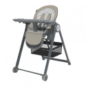 Krzesełko do karmienia na kółkach Espiro Penne 107 Warm Grey