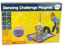 Mata do Tańczenia Grająca Kolorowa Światła Muzyka Lean Toys 15620 3l+