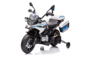 Motor na akumulator Policyjny Lean Toys JT5002B Biały 11951 3l+