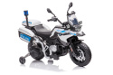 Motor na akumulator Policyjny Lean Toys JT5002B Biały 11951 3l+