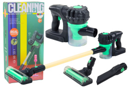 Odkurzacz Pionowy Zabawkowy Światła Dźwięki Czarny Lean Toys 17720 3l+