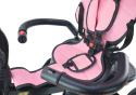 Rowerek trójkołowy Lean Toys PRO550 różowy 20125 6m+