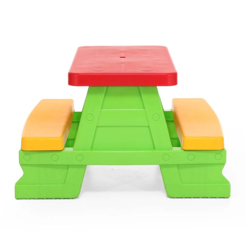 Stolik ogrodowy piknikowy dziecięcy z ławkami Dohany 5067 zielony 2l+