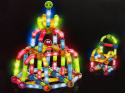 Świecące Klocki Magnetyczne Edukacyjne 102 El. Lean Toys 14657 3l+ Świecące Klocki Magnetyczne Edukacyjne 102 El. Lean Toys 14657 3l+
