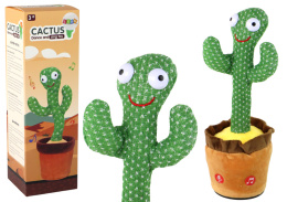 Tańczący Kaktus Grający i Świecący Zabawka Lean Toys 16948 3l+